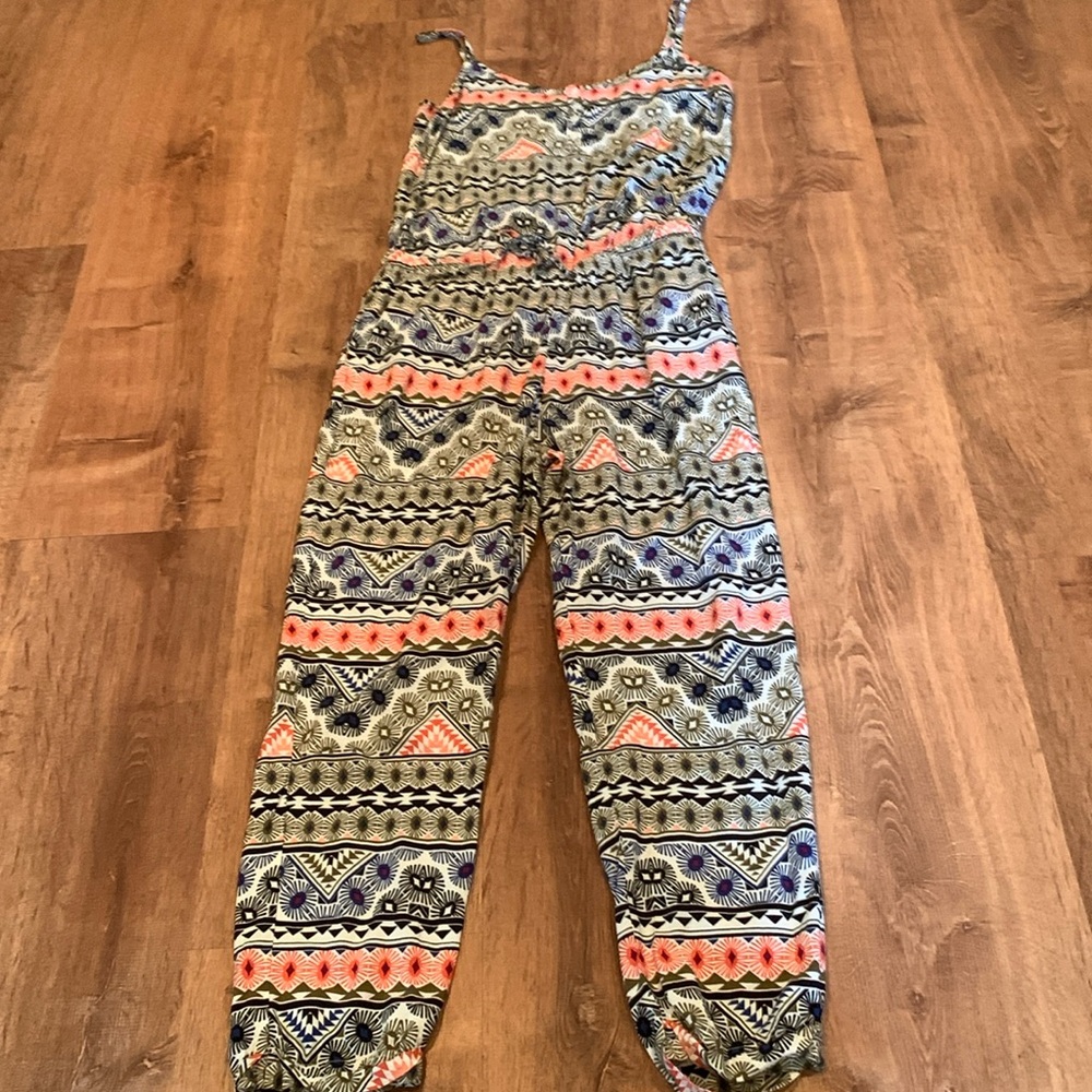 Old Navy, colorful patterned jumpsuit